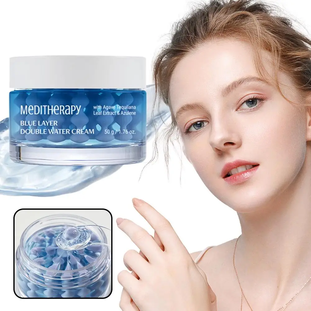 

Крем для лица MEDITHERAPY Blue Layer с двойным эффектом: увлажнение, сужение пор, антивозрастной уход, устранение морщин, уход за кожей, красота и здоровье.