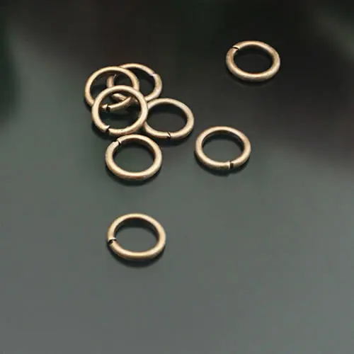 (16711)50g Diameter 4MM 5MM 6MM 7MM 8MM Thickness 0.7MM~1.2MM Iron Connect Rings Jump Rings Split Rings Jewelry Accessories