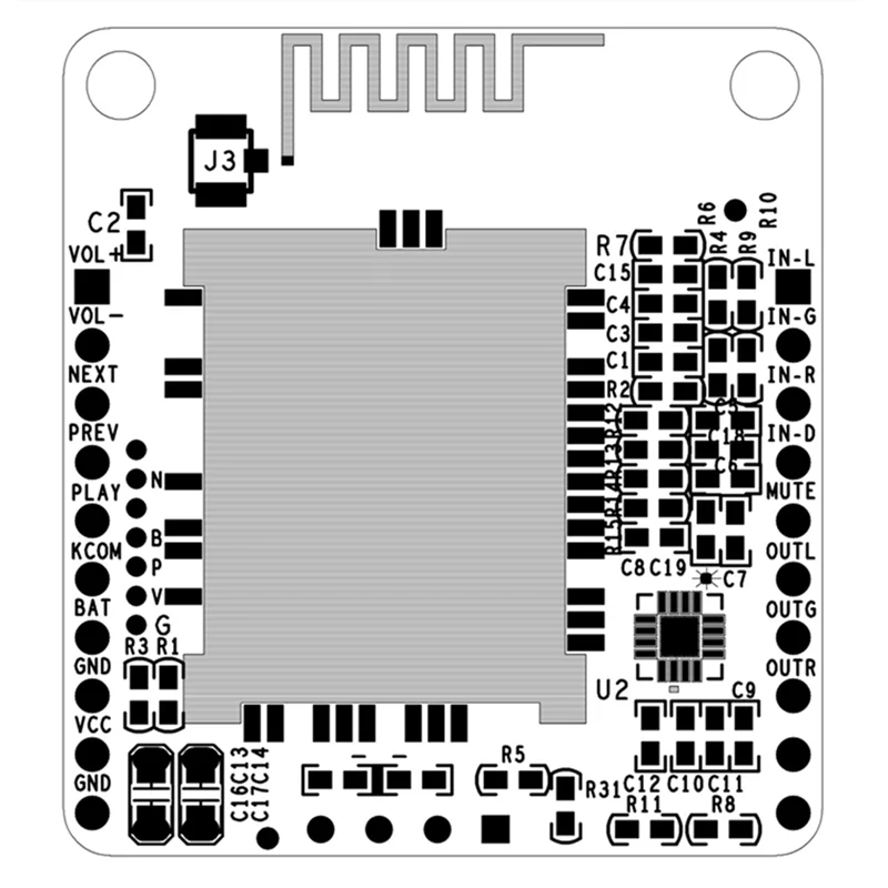 A45U DC 5V/12V Modulo musicale Bluetooth APTX/ATPXHD Programmazione Amplificatore audio Auto Aggiungi funzione Bluetooth Scheda fai da te