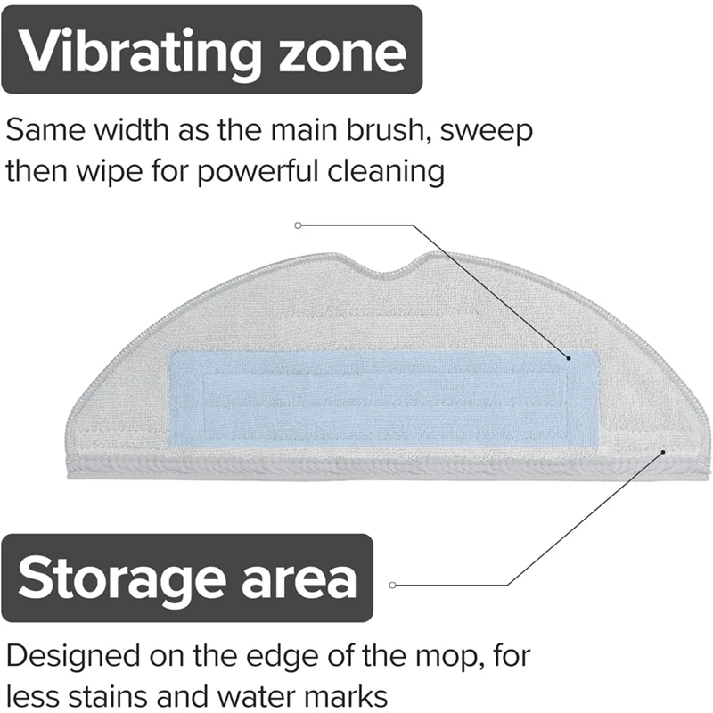 Ensemble de tampons de gril de vadrouille durables, Vibrarise S8 +, S8 Pro Ultra, S7, S7 Maxv, S7 Maxv Ultra, S7 Max Ultra, S7 Pro Ultra Books Systems