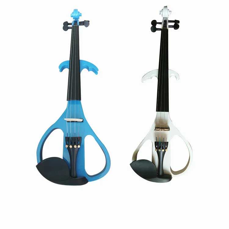 free electronic violin 4/4 Fashion white Beginners Stringed Instrument professional Electric violin  Acoustic instrument