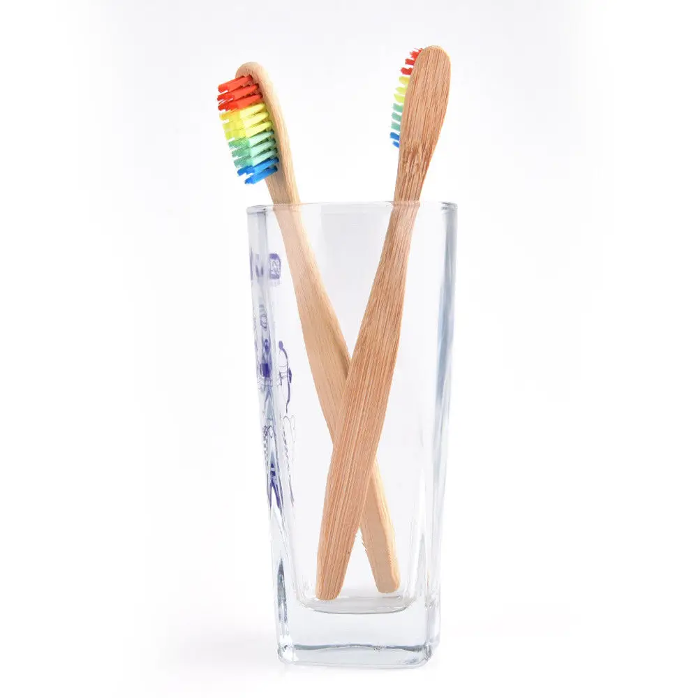 

12 pcs Bamboo Toothbrush Eco-Friendly Biodegradable Wooden Handle Ergonomic Design Removes Coffee Tea Wine Stains Gentle