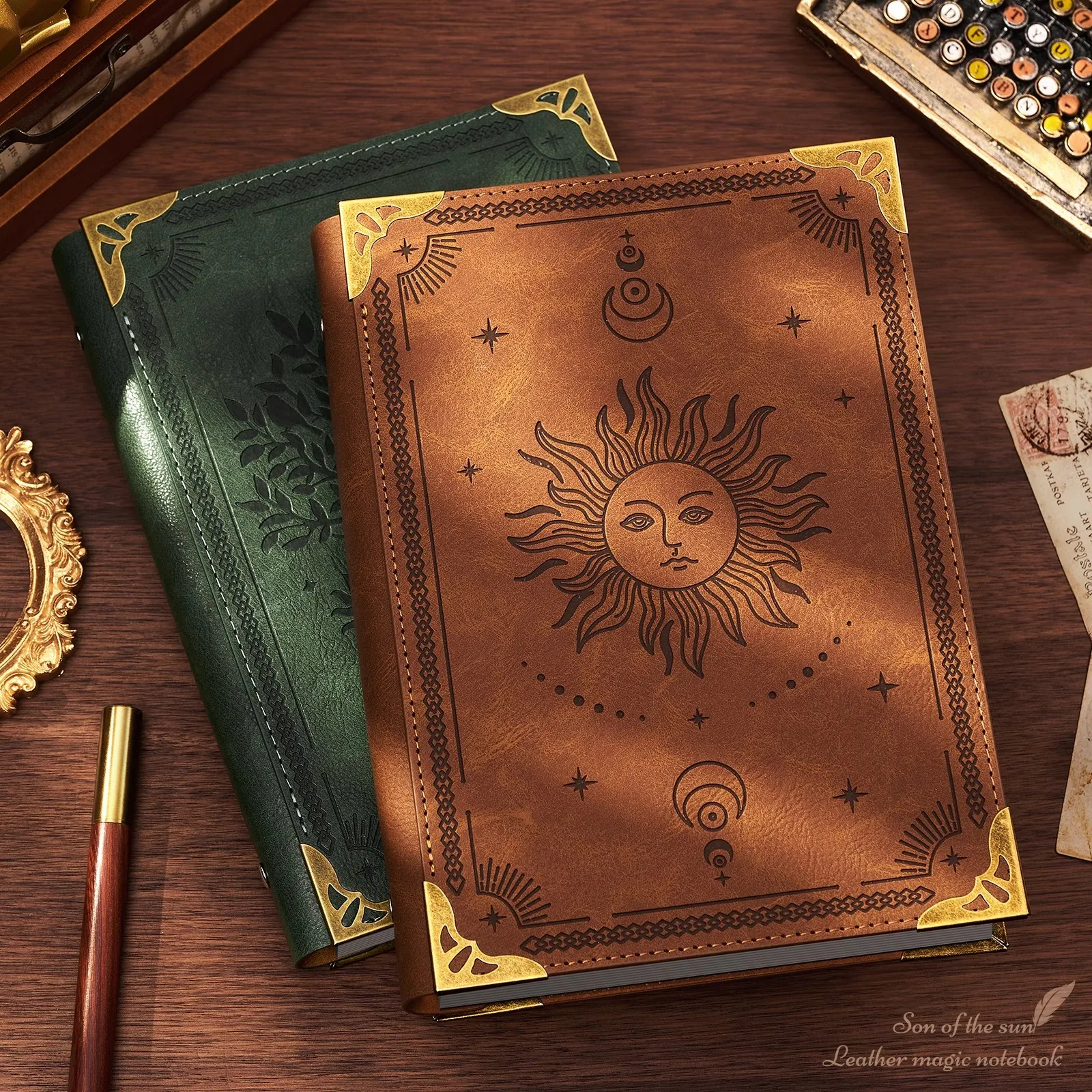 eye-of-the-sun-a5-notebook-leather-loose-leaf-thickened-work-notepad-student-binder-diary-with-120-inner-page