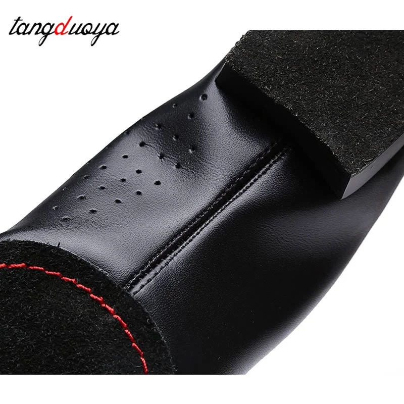 المهنية أحذية الرقص اللاتينية الرجال السود كعب منخفض الارتفاع 2.5 سنتيمتر الحديثة التانغو قاعة الرقص الأحذية القياسية/أحذية السالسا الجاز