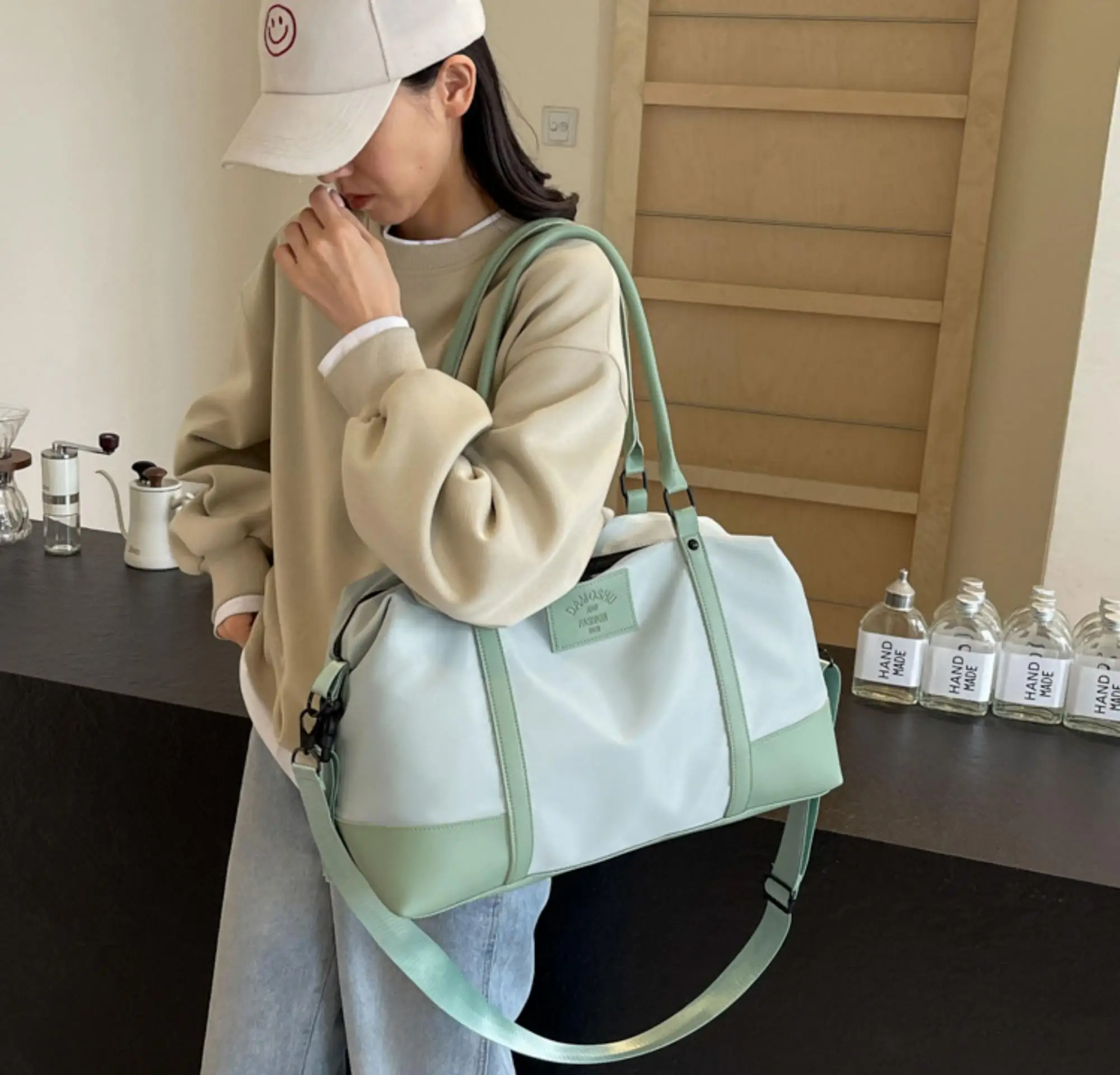 

2025 New Short Distance Travel Bag Large Capacity Sports and Fitness Bag Business Travel Handheld Storage Bag