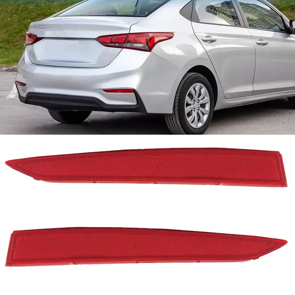 Car Rear Right Left Bumper Reflector 92406H5000 92405H5000 For Hyundai Accent 18-22 Car Tail Rear Bumper Reflectors