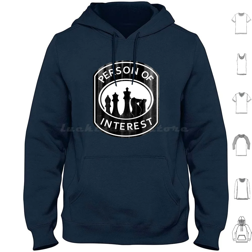 Person Of Interest Chess Hoodies Long Sleeve Person Of Interest Shoot Rinch Sameen Shaw Harold Finch John Reese Fusco