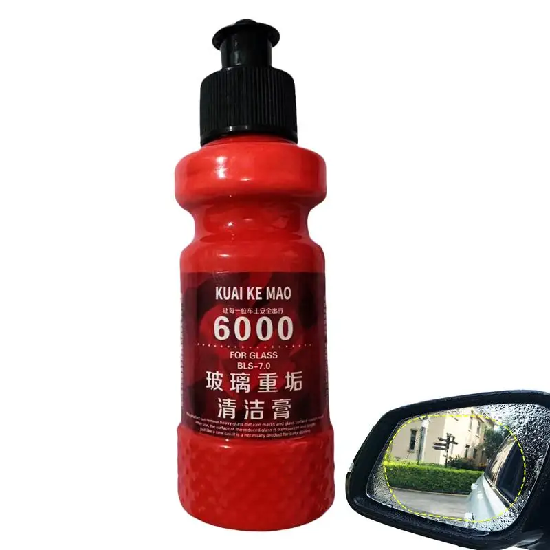 Car Glass Oil Film Removing Paste Car Dustproof Glass Film Coating Remover Clear Vision Hydrophobicity Windshield Detailing Tool