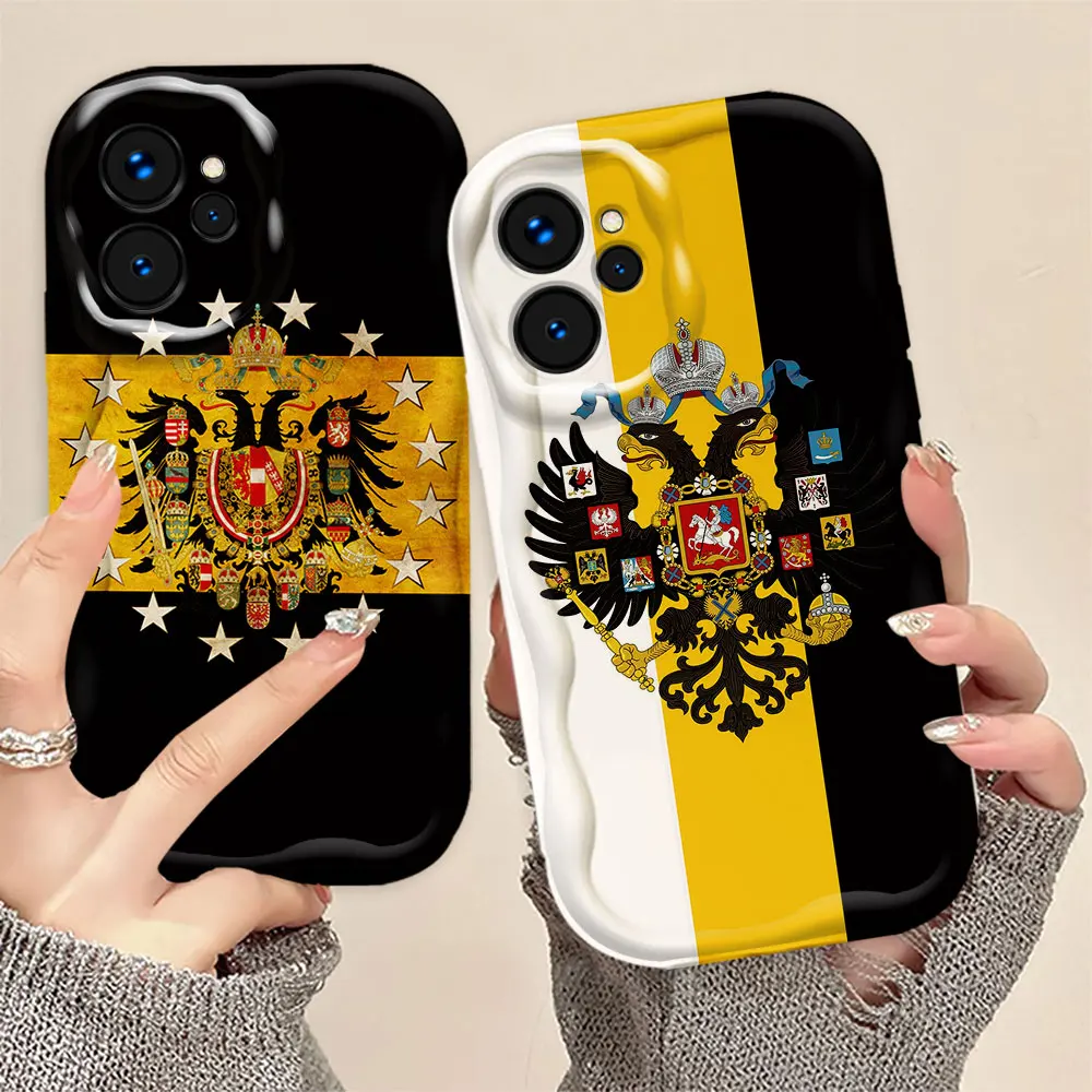 Russian Double-Headed Eagle Flag Emblem Phone Case Cover For OPPO REALME V13 12 C12 11 C11 10 8 7 7I 6 6I 5 5I S PRO PLUS