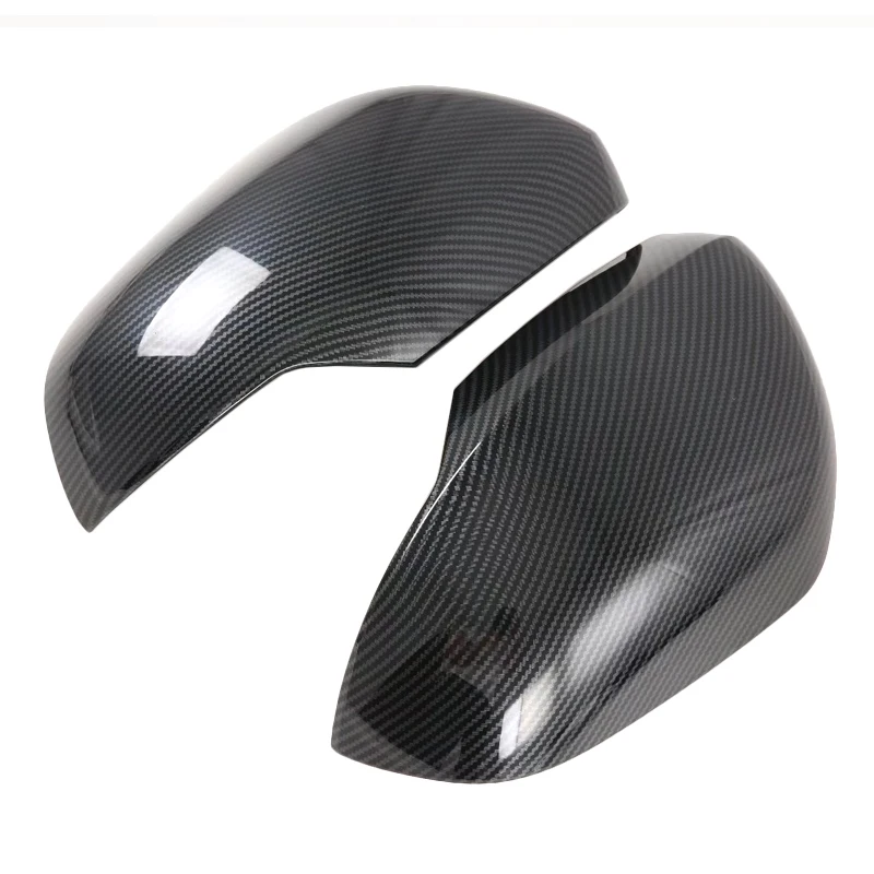 

Carbon Fiber ABS Chrome Car Side Door Rearview Mirror Cover Trim Moldings Car Styling For Mitsubishi Pajero Sport 2020 2021 2022