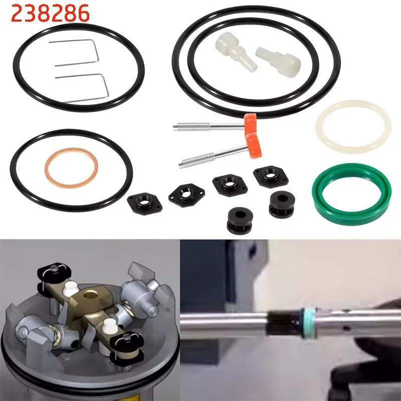 

238286 Air Motor Kit & Pump Repair Kit 238286 Upper & Lower Repair Kit for Graco 300 5:1 Ratio Fire Ball 300 Oil Pumps Repairing