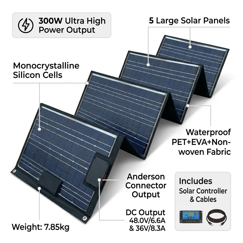 Pannello solare pieghevole da  - Solar Charger Panel Foldable recensione e prezzo