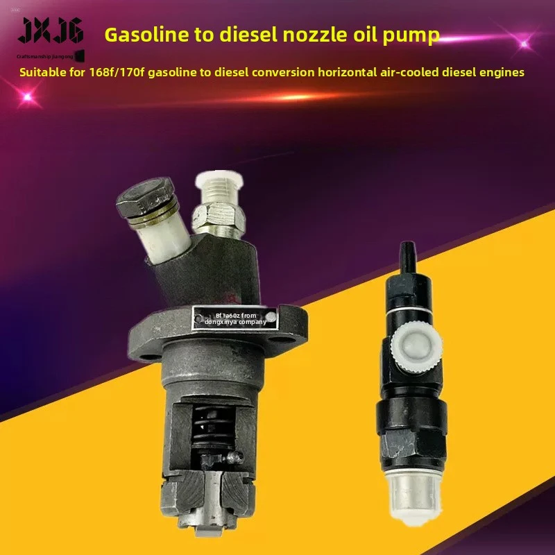 XMSJ Fuel Injector Pump Oil Nozzle For Modified Top Version 168F 170F Air Cooled Horizontal Diesel Engine Water Pump Accessories