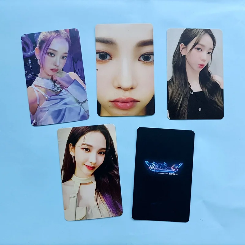 Kpop Album Girls Photocards Double Sides Printing Matte Film Special Card Korean Style LOMO Card Karina Winter Fans Collection