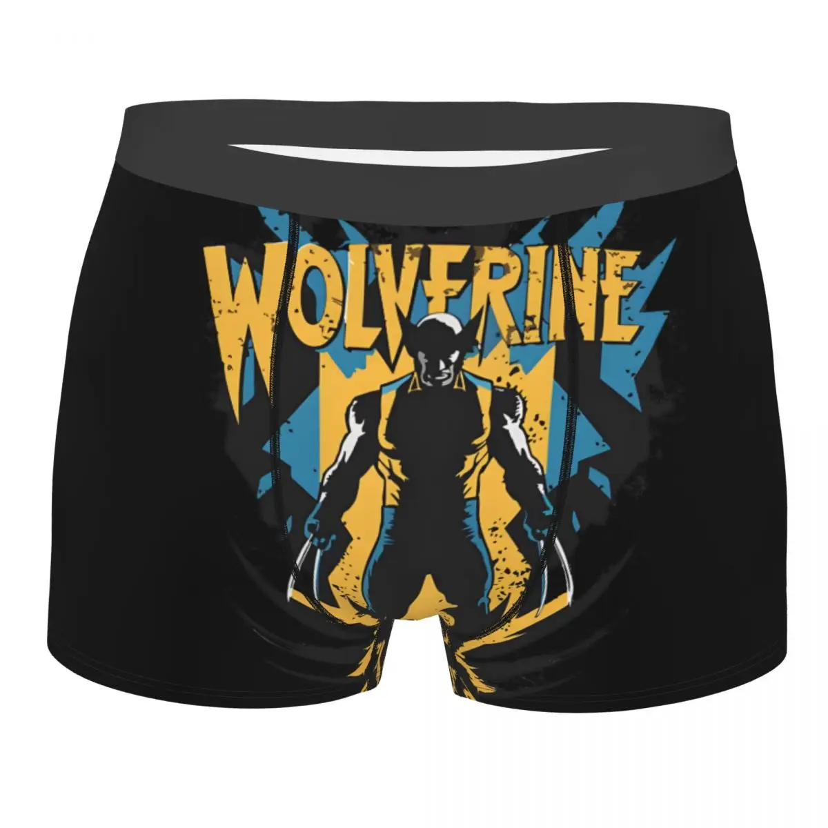 X-man Wolverine MARVEL Super Hero Underpants Breathbale Panties Male Underwear Ventilate Shorts Boxer Briefs