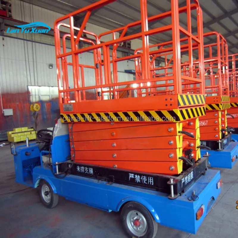 Hydraulic electric lift table/ truck mounted scissor lift table for maintenance