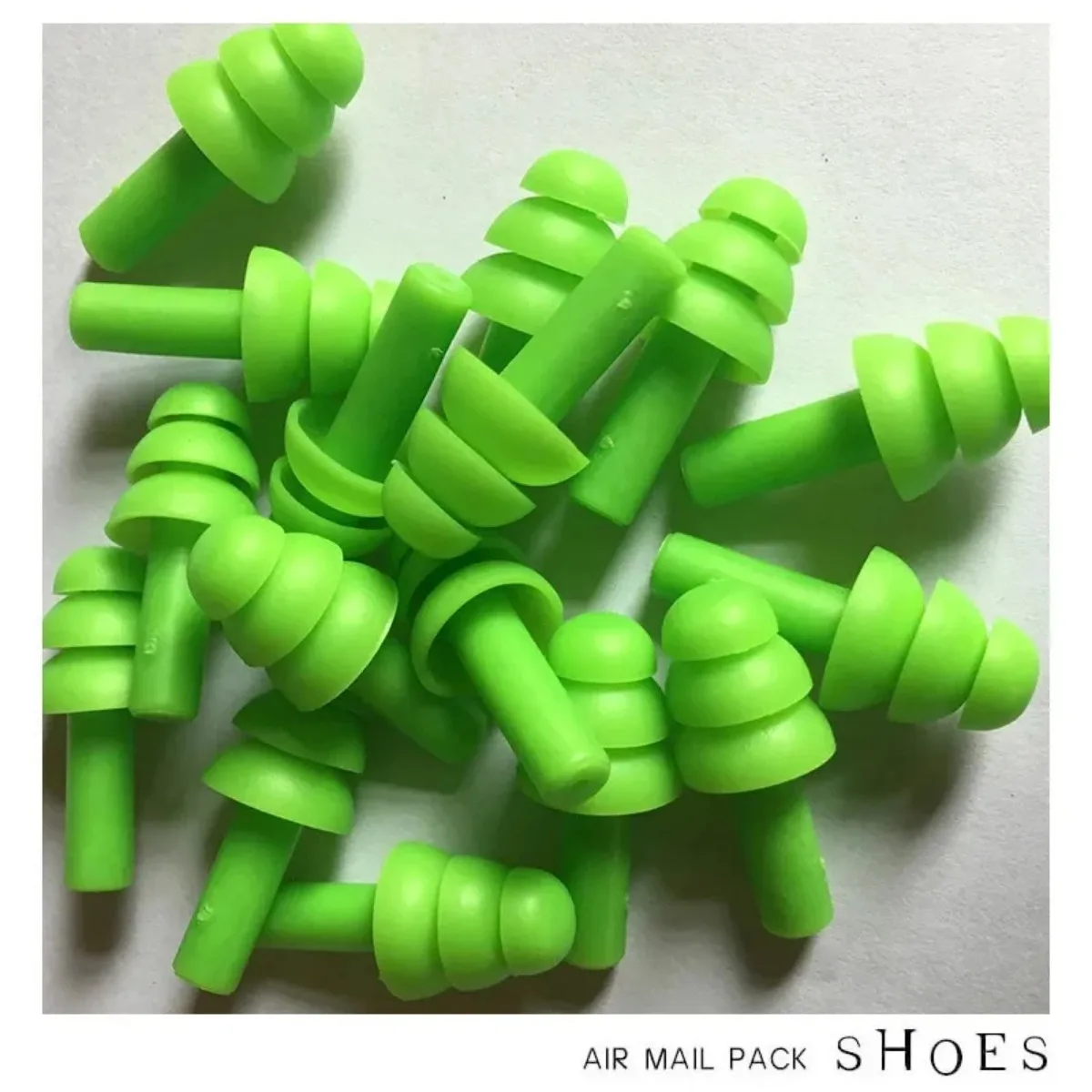 성인 및 어린이용 소프트 실리콘 귀마개 10개입 방수 수영 귀마개 소음 방지 귀 클립, 수영 선수 다이빙용