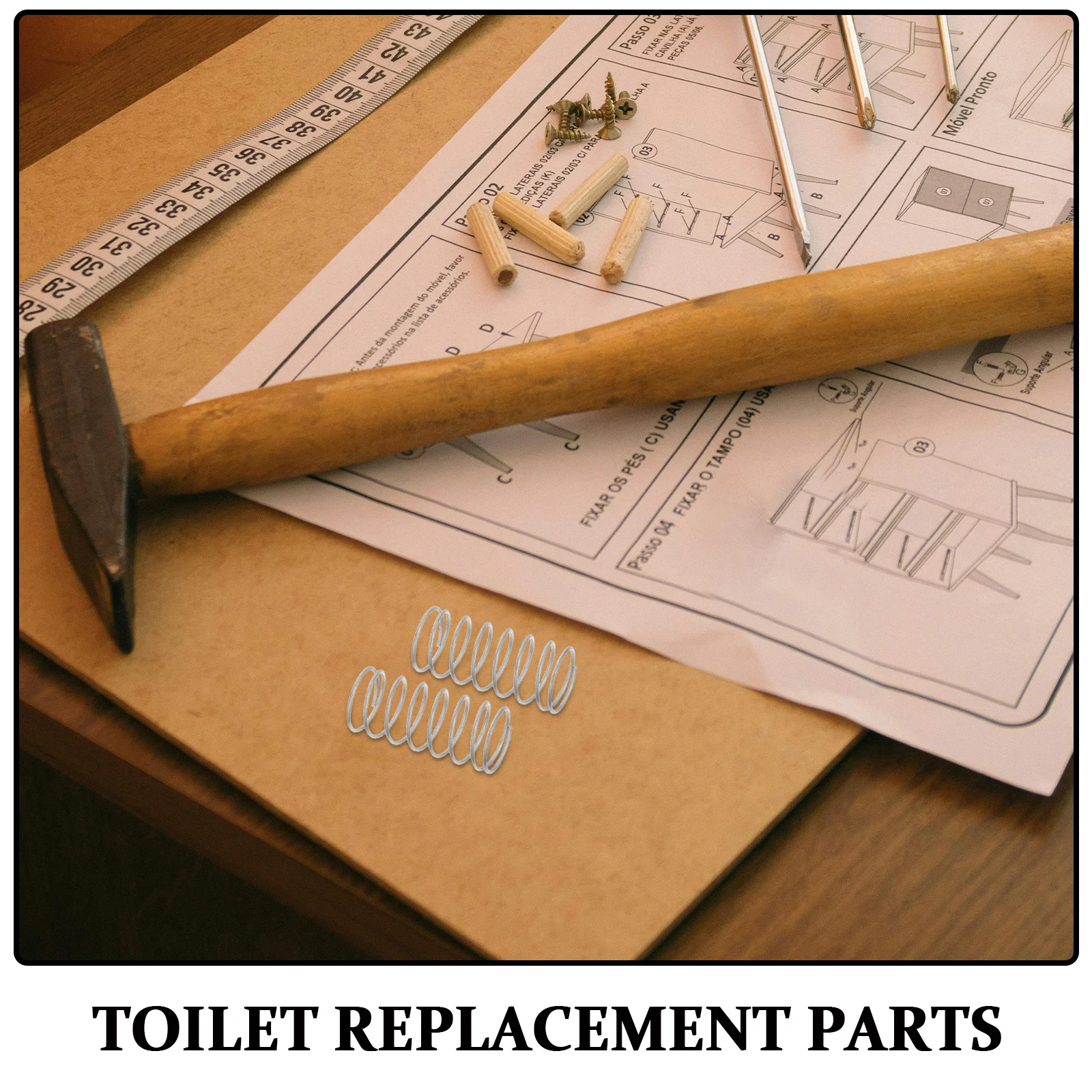 20 قطعة خزان المرحاض الفولاذ المقاوم للصدأ زر الربيع العالمي ل فلوش المدمجة لفائف Diy بها بنفسك إصلاح الحمام صهريج دفع #5