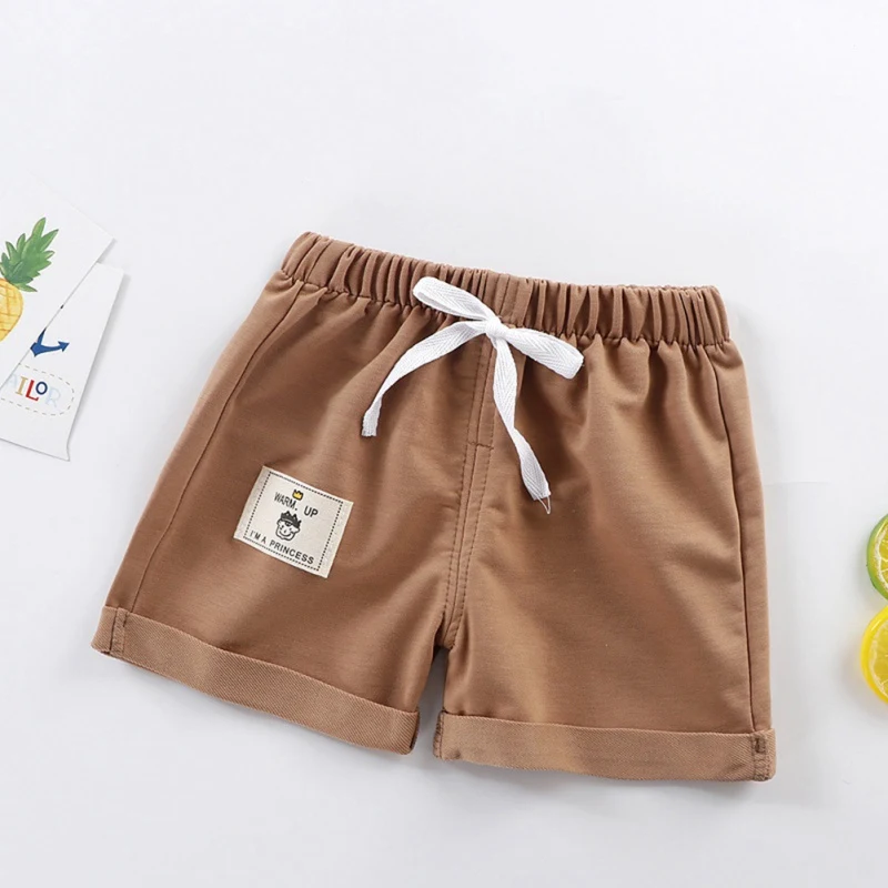 Summer Baby Boys Girls Shorts Cotton Kids Beach Shorts Pants Children Sports Casual Clothes 1-5T