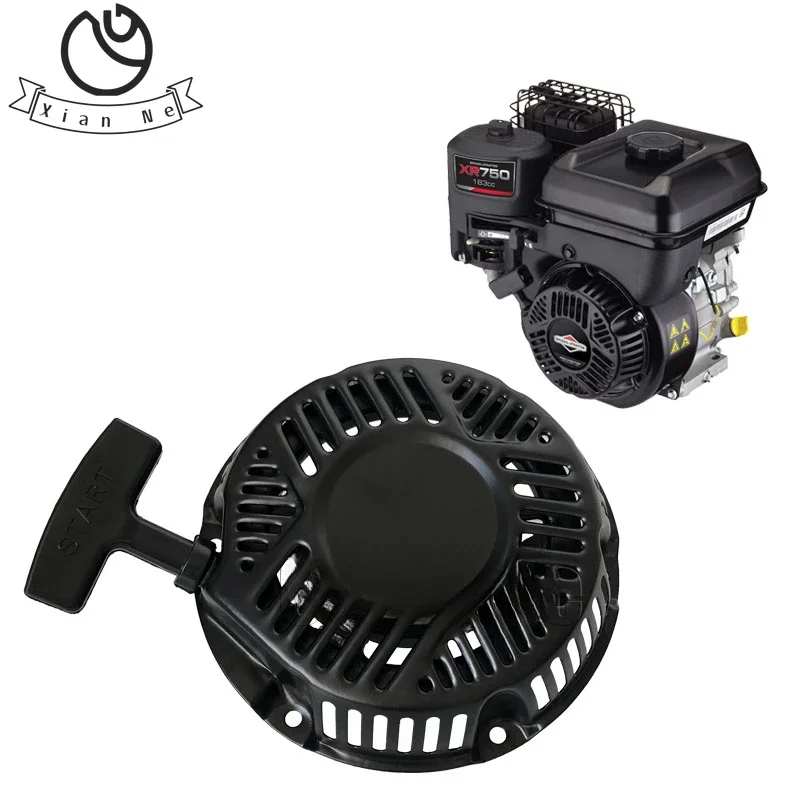 Imagem -04 - Recoil Starter para Briggs & Stratton Pull Start Assembly Peças de Motores Geradores 590607 Xr750 163cc 25t2 420cc