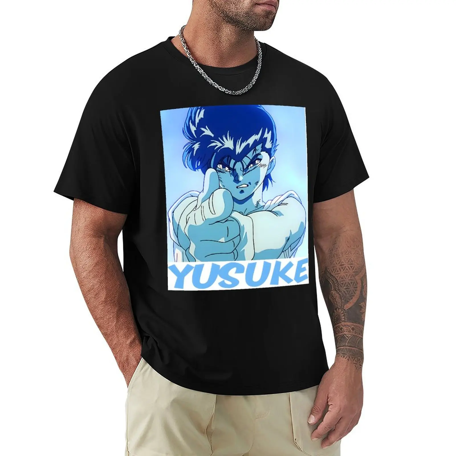 

Yusuke Urameshi (Take Aim) T-Shirt Basic Comfort Fit T-Shirt for Men