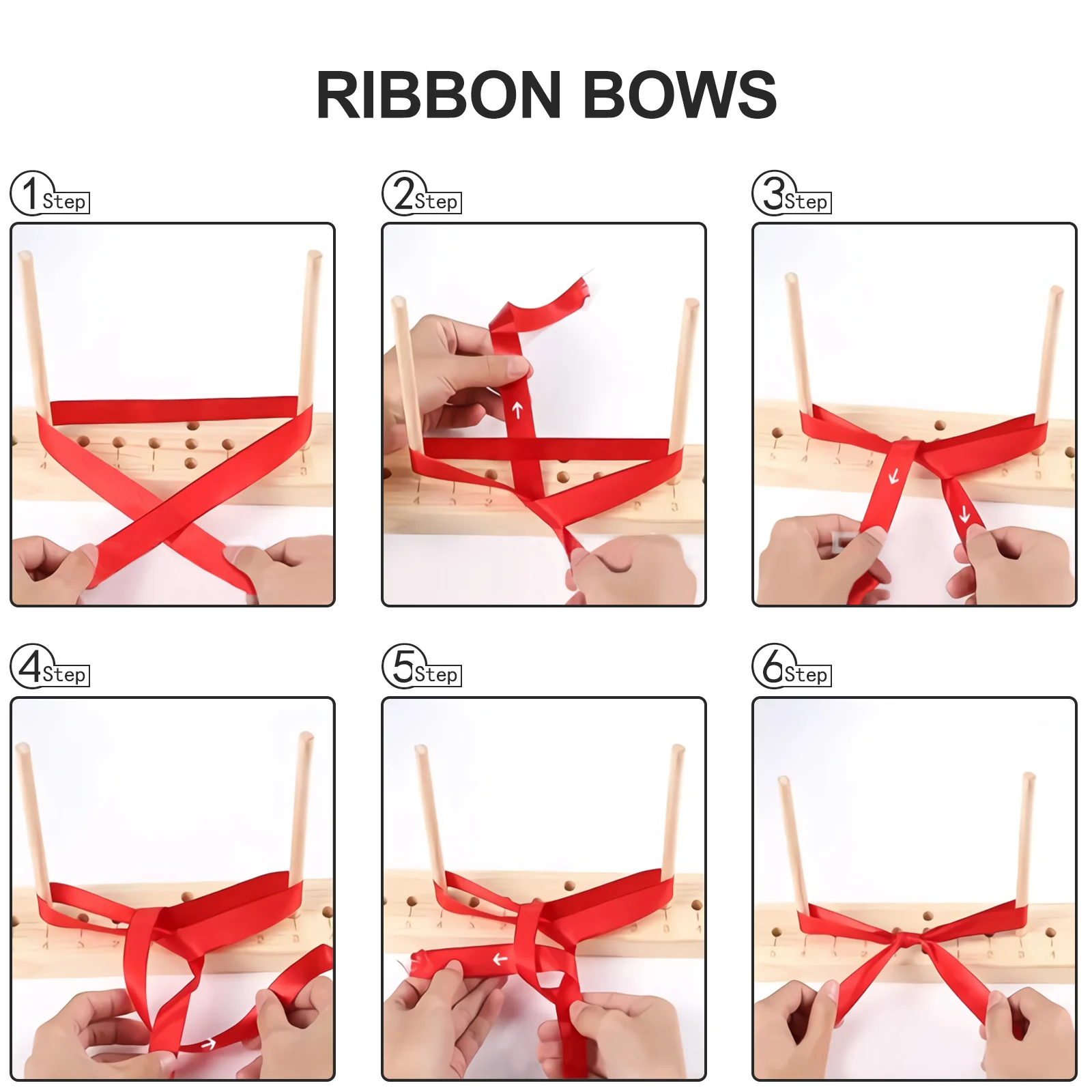 

Wooden Bow Maker Tool For Diy Craft Bows Large Ribbon Bowknot Making Device Party Wedding Decoration Accessory