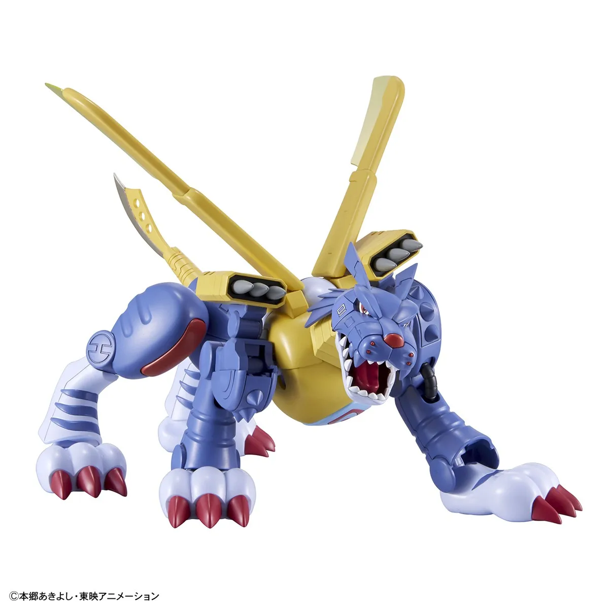 BANDAI Digimon Model rakitan petualangan FRS Kit Model Garurumon logam versi TV figur aktif figur standar naik asli