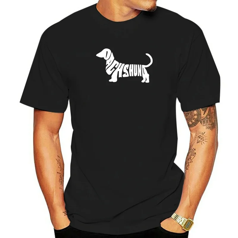 Dachshund Sausage Dog Animal Lover T-shirt Tee Gift New T Shirts Funny Tops Tee New Unisex Funny Tops