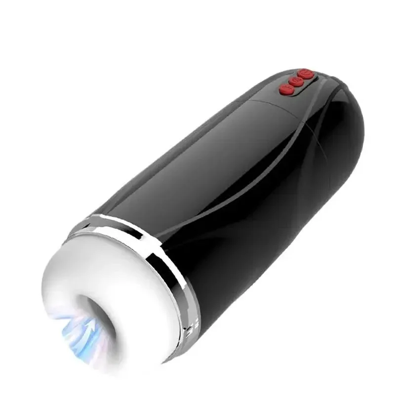 Male Sucking Vibration Masturbator Cup Pocket Pussy Realistic Vagina Powerful Penile Glans Stimulator Adult Sex Toys