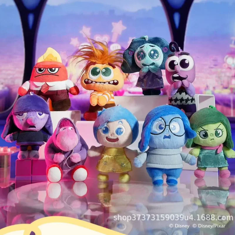 

Официальный плюшевый брелок-подвеска KWAII Disney «Внутри-внеш» с капюшоном для рюкзака, сумки, школьного портфеля, украшение, подарки для детей