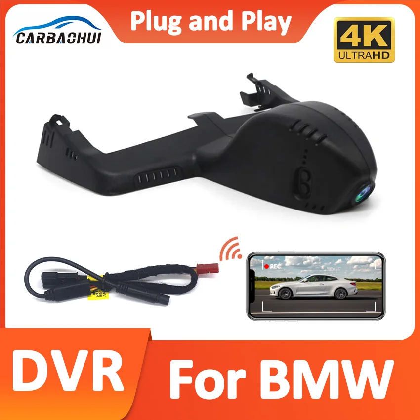 

4K 2160P DVR Dash Cam Camera Video Recorder Plug and Play for BMW X4 G02 F98 X6 G06 M F96 2018 2019 2020 2021 2022 2023