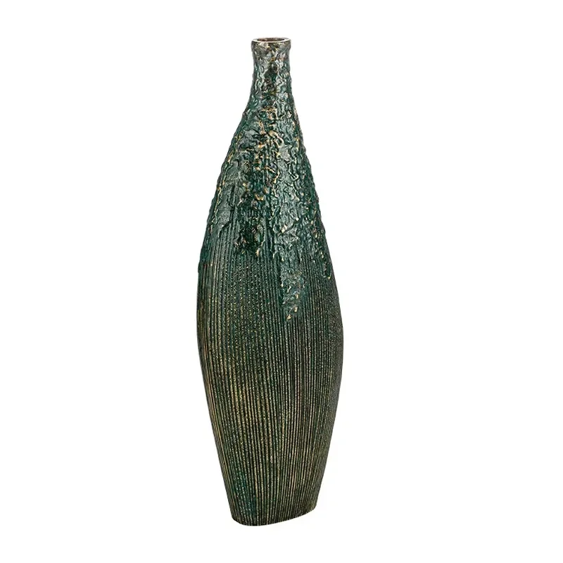 Zen-inspired Home Decor Metal Vases Artistic Decorative Ornaments for Hotel Display Cabinets Artistic Copper Vase Metal