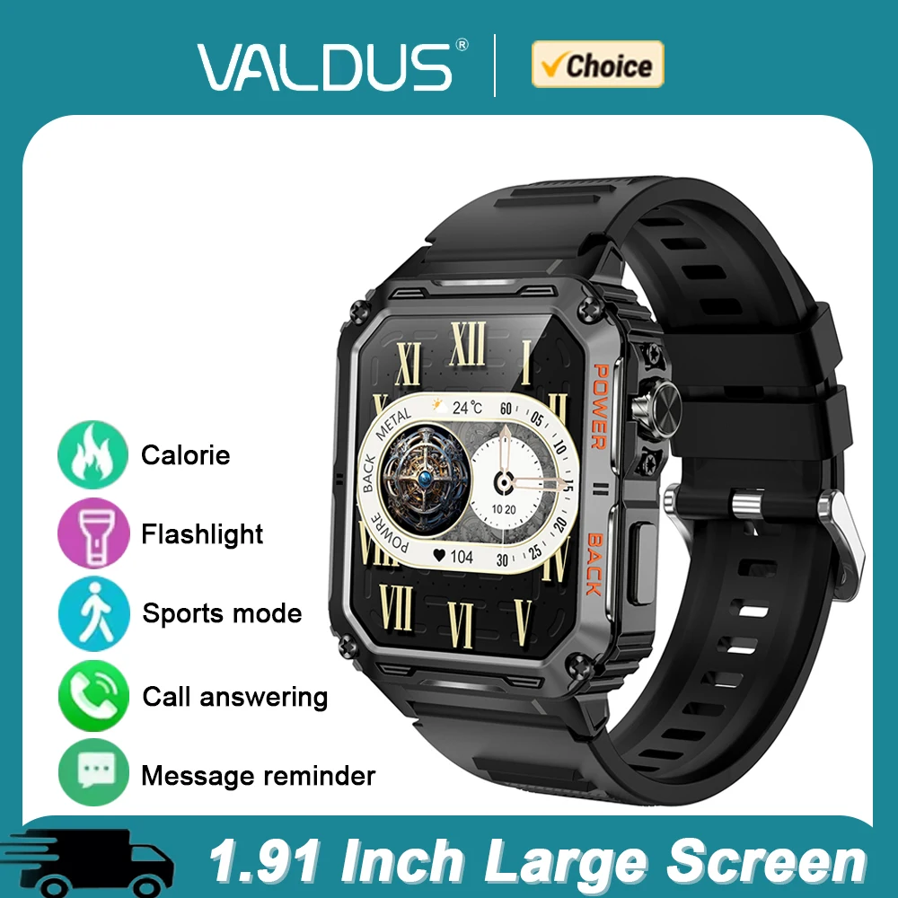 

Умные часы Valdus VD38 для мужчин и женщин, Bluetooth-вызов, пульс, спорт, фитнес, длительный срок службы батареи, 2024, новые умные часы для IOS Android