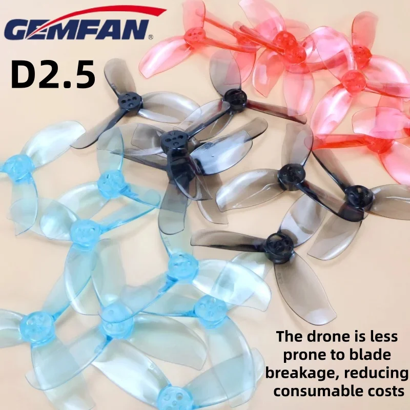 Gemfan D2.5 FPV Ducted Propeller 8pcs 2.5inch 3-Blade 1.5mm Hole for 1404 Motor SpeedyBee BEE25 DJI O4