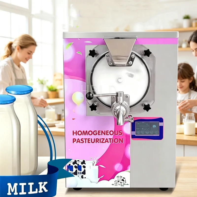 Small Ice Cream Pasteurizer Milk Homogenizer Blender Juice Food Sterilizer - Commercial Kitchen Equipment