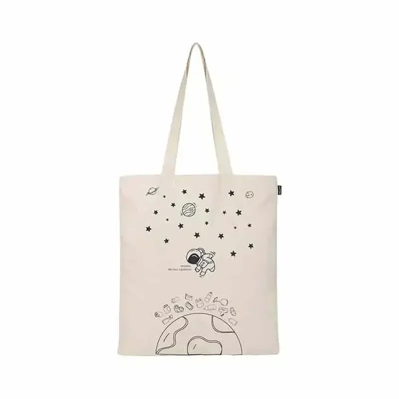 BLP01 Aesthetic Reusable Cotton Tote Bag for Grocery