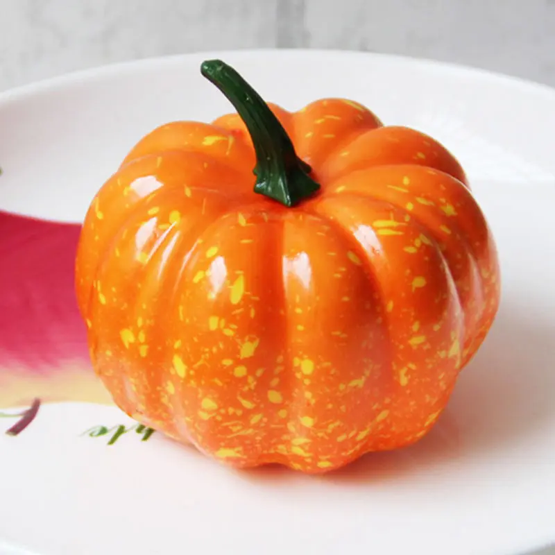 

12 Pcs Artificial Pumpkin Outdoor Decorations Decorate Fall Pumpkins Small Centerpieces for Child