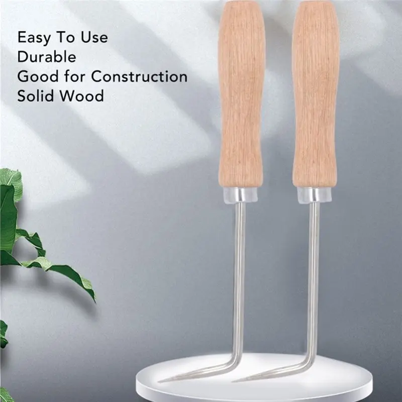 M11K-Weld Seam Crochet With 6Mm Diameter Wood Handle For PVC Film Welding