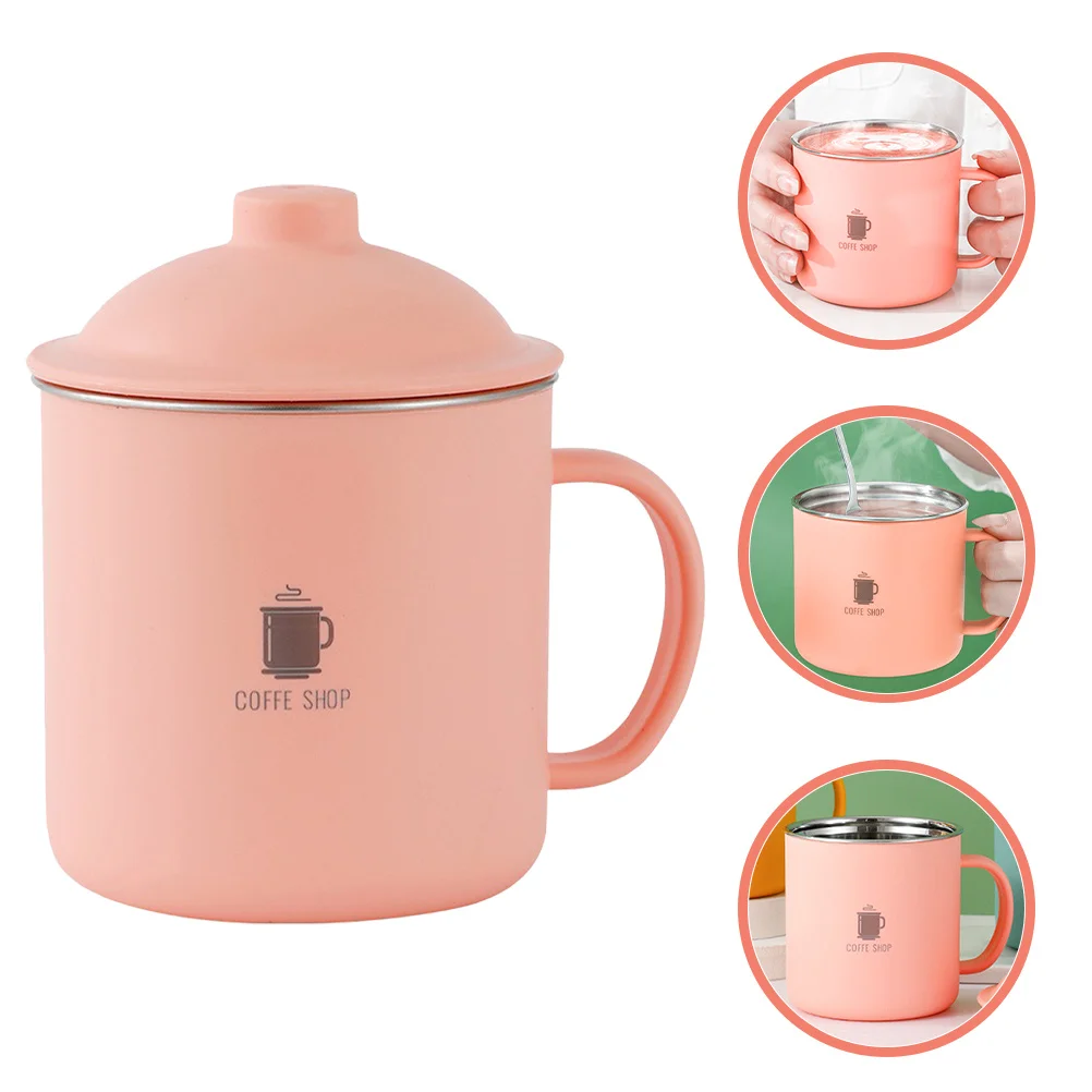 

Stainless Steel Milk Cup Smooth Wear-Resistant Coffee Mug For Daily Use Household Water Cup Desktop Tea Container
