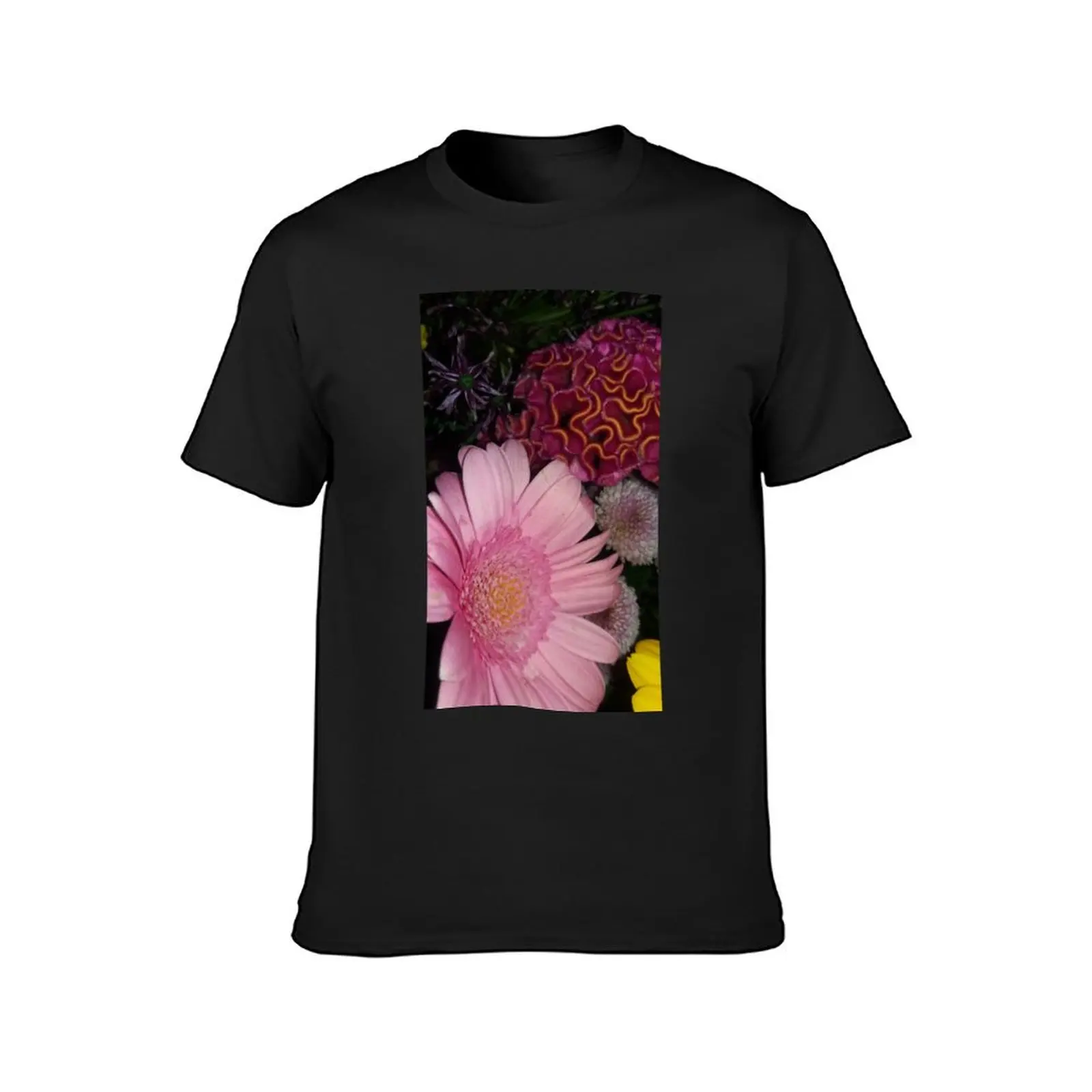 Bouquet, gift, nature T-Shirt Short sleeve tee new edition Aesthetic clothing workout shirts for men