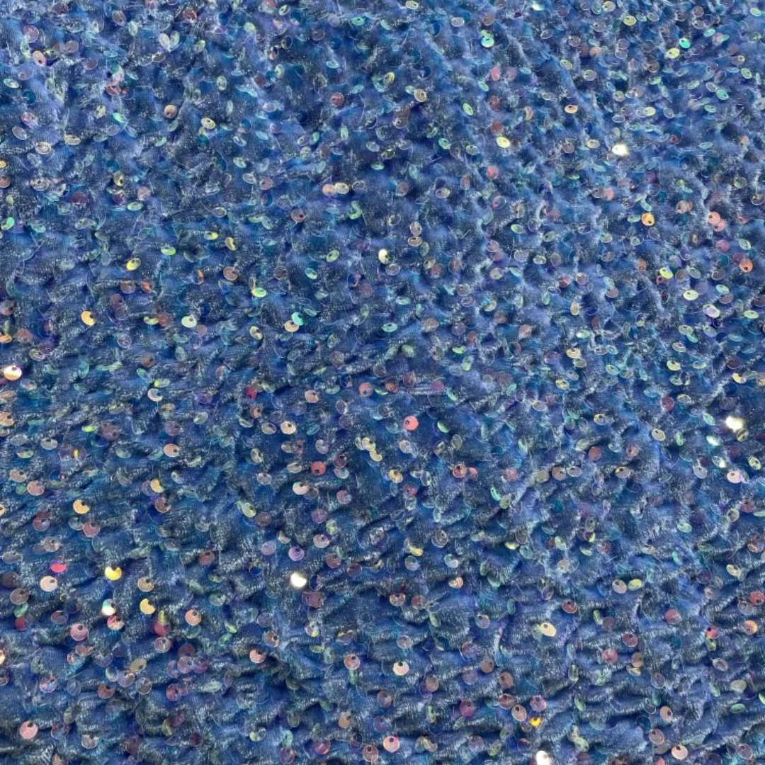 高密度スパンコールベルベット生地エレガントな無方向ぬいぐるみカラフルな輝き耐久性のあるテキスタイルファッションガウンパーティークラフト