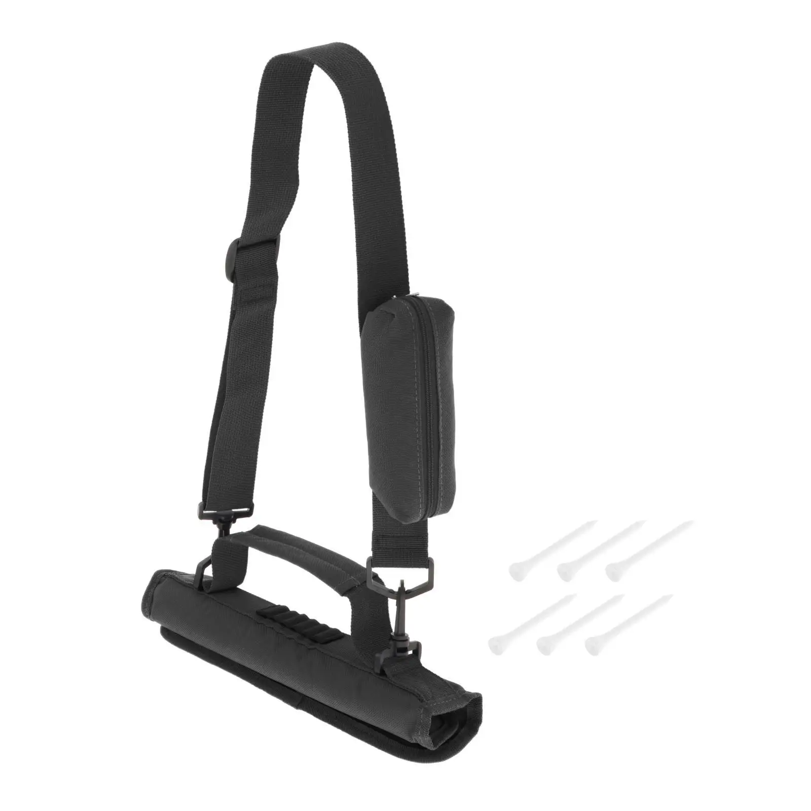 Golf Club Carry Bags Nylon Lightweight Pitch Putt Mini Holder with Adjustable Shoulder Strap for Driving Range Training