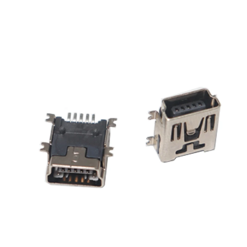 【50-10PCS】Mini USB Connector SMD USB Data Interface 5Pin 5 Needle Mini Micro Usb Socke