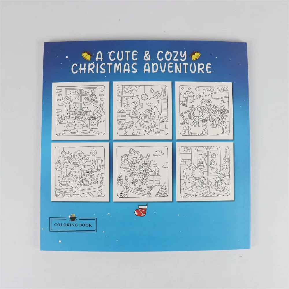 Christmsa Coloring Book CUTE&COZY Coloring Book For Adults And Teens Featuring Adorable Creepy Creatures for Halloween Gifts