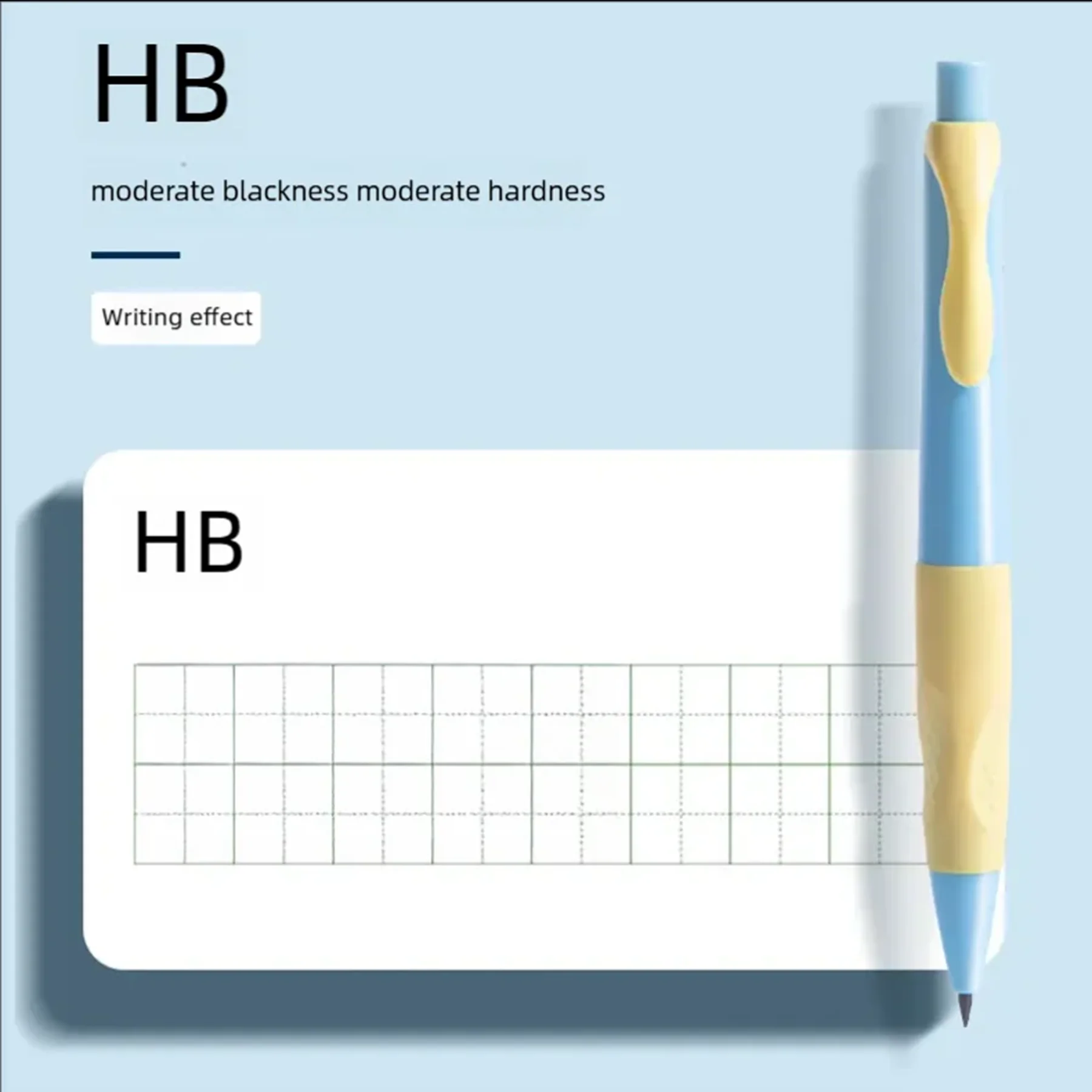 معكرون 2.0 مللي متر دفع قلم رصاص تصحيح وضعية عقد القلم القرطاسية مجموعة أقلام رصاص الميكانيكية HB قلم رصاص مكتب المدرسة