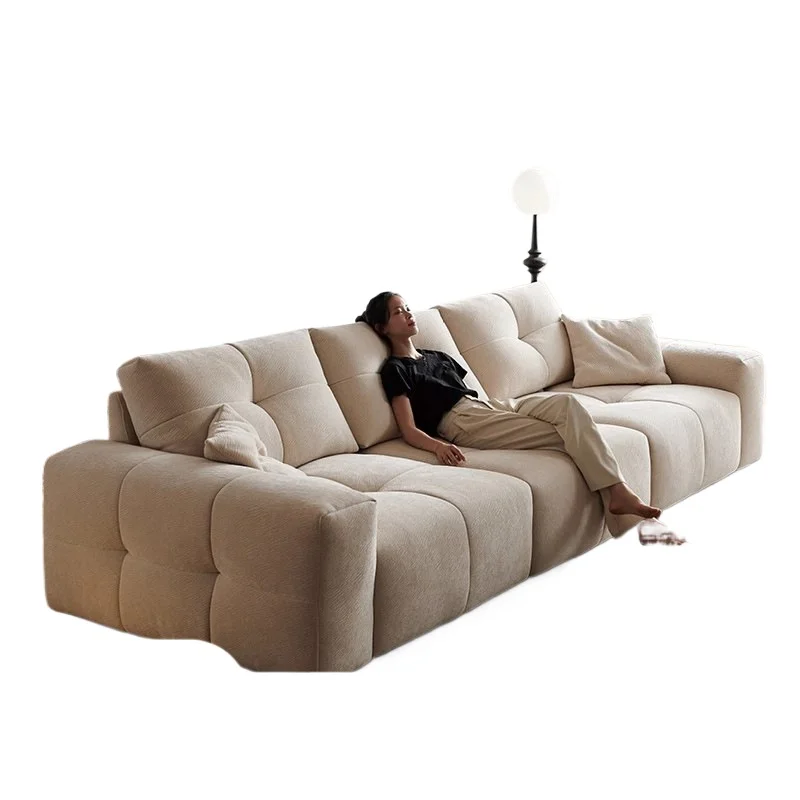 Tofu Pixel Sofa Module, Movable Backrest Chenier Big Sit Deep Internet celebrity sofa