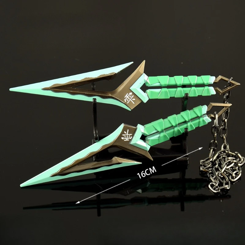 16cm/6.29in Valorant Kuronami No Yaiba Level Ninja Weapon Model Game Peripherals Katana Knife Desktop Ornaments Crafts Boy Toys