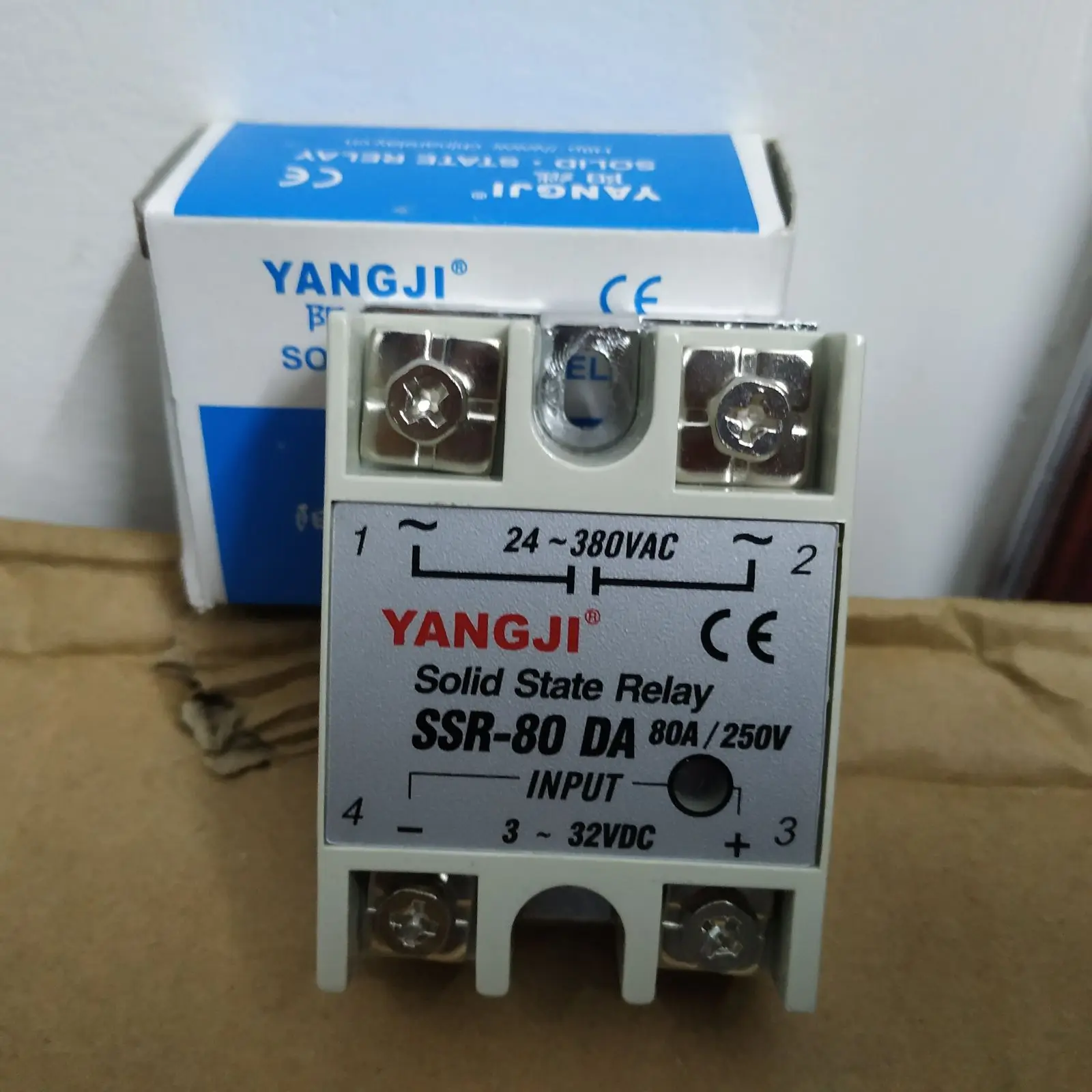 

Yang relay YANGJI single-phase AC solid state relay SSR-80DA load 80A