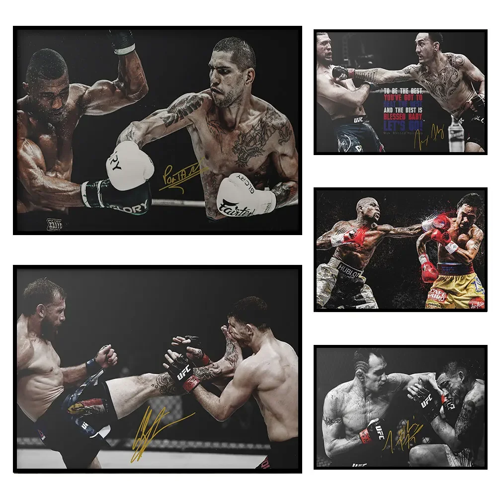 Anthony Pettis Professional Boxers Conor Mcgregor David Benavidez Poster High Quality Canvas Print Painting