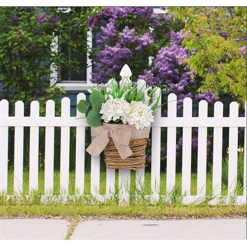 

Hanging Flowers Plant with Basket Hanging Decorations for Indoor and Outdoor 15UB